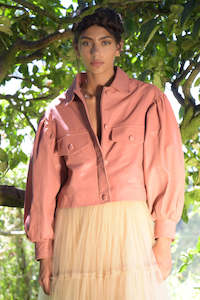 Womenswear: Trelise Cooper: All Of A Button Jacket. Peach