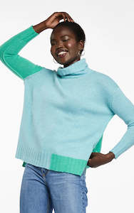 Z & P: Colour Rollneck. Turquoise