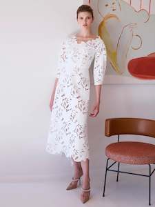 Moss & Spy: Monte Carlo Dress - White