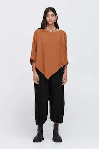 Womenswear: Talor: Distort Shrug - Russet