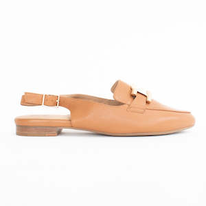 Lizzah Dark Tan Leather