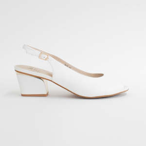 Shoe: Barb White