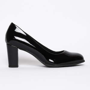 The Tall Pump Black Patent