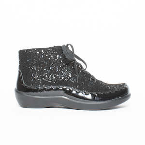 Shoe: Alexia Black-Black Sparkle