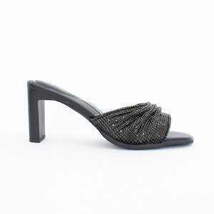 Shoe: Treasure Black Rhinestone