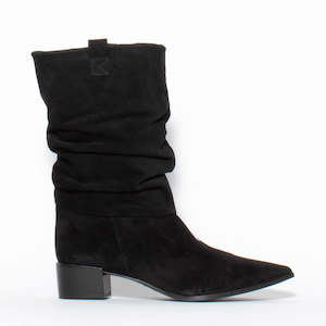 Alina Black Suede