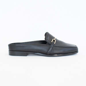 Zilch Black Mule Shoes