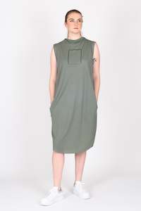 Out Of Box Dress Sage