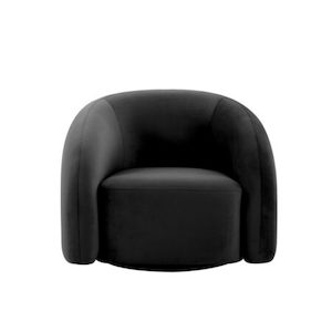 Armchairs: Chicago Swivel Chair Black