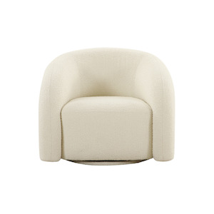 Armchairs: Chicago Swivel Chair White