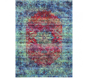 Primera Rug Osa Blue-orange