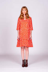 Clothing accessory: Mary Dress - Orange Spot