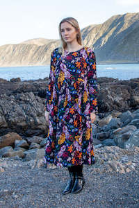 Otama Dress L/S - Nightflower