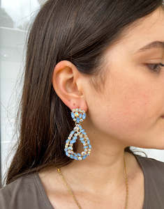 Clothing accessory: Emmaline Earrings - Blue