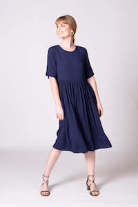 Otama Dress - Navy