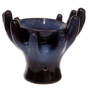 Open Hands Ceramic Oil Burner