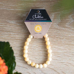 Gemstones and Crystals: Solar Plexus Chakra Yellow Jade Gemstone Bracelet