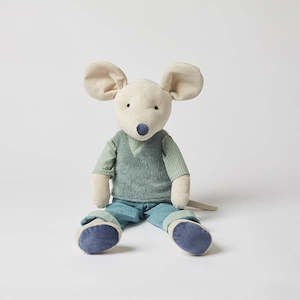 George Mouse Plush Toy With Fur Vest 60cm