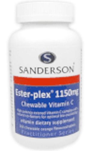 Sanderson Ester-plex C Chewable Orange 1150mg