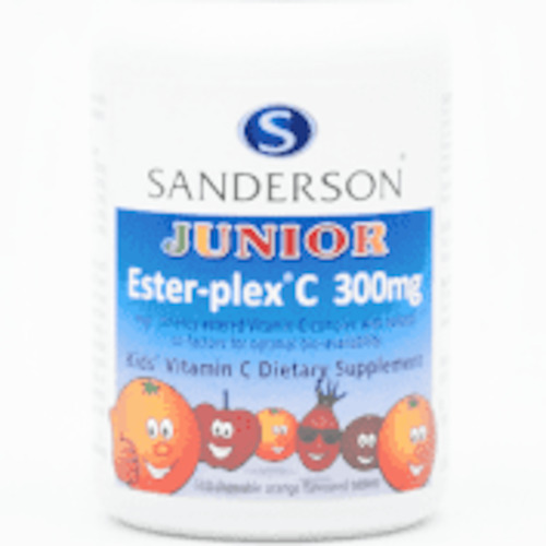 Sanderson Junior Ester-Plex C 300mg Chewable