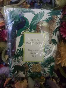 Fragranced Sachet Citrus-Patchouli 10g- Individual