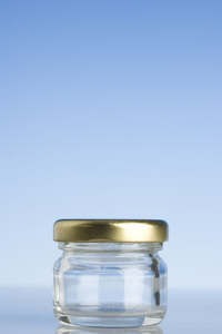 Nz Made Glassware: Food twist jar and  twist cap in various sizes