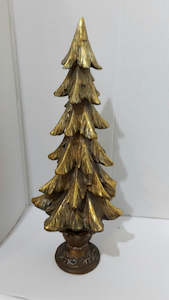 Golden Christmas Tree