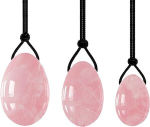 Rose Quartz Yoni Egg Muscle Pelvic Trainer