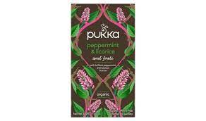 Pukka Peppermint and Licorice Tea