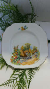 Wendys Antiquities Treasures: The Village Smithy Plate