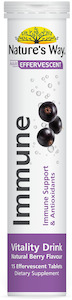 Covid Essentials: Nature's Way NZ - Adult Effervescent Immune Vitality Drink 15 - Berry