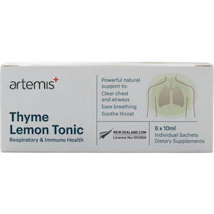 Thyme Lemon Tonic Box of  6 x 10ml sachets