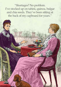 Cath Tate - Back Of The Cupboard - Humour Card