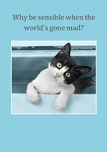 Greeting Cards: Cath Tate - World's Gone Mad - Humour Card