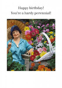 Cath Tate - Hardy Perennial- Birthday Card