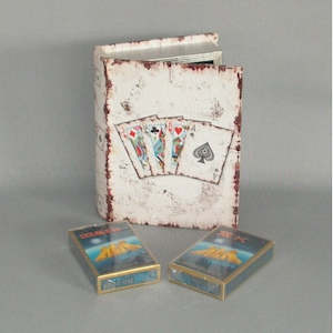 CARD box w/2 sets cards