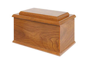 Urns: Hickory Gloss Woodgrain Urn