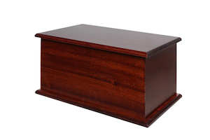 Urns: Contemporary Mahogany Urn