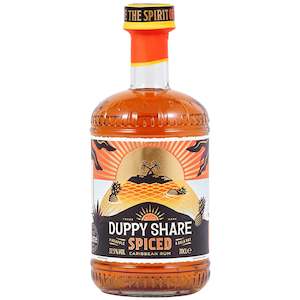 Wine and spirit merchandising: Duppy Share Spiced Rum 700ml