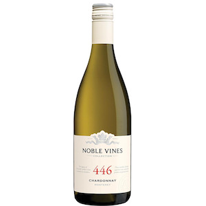 Wine and spirit merchandising: Noble Vines 446 Chardonnay 2022