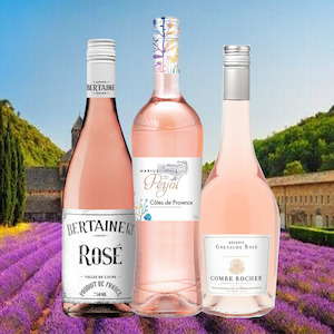 Wine and spirit merchandising: Fruit Filled Rosé Mixed 6-Pack