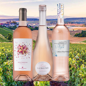 Wine and spirit merchandising: Award Winning Premium European Rose Collection