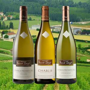 Wine and spirit merchandising: Domaine Vincent Dampt Chablis Discovery 6-Pack