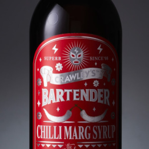 Wine and spirit merchandising: Crawley's Chilli Margarita Syrup 750ml