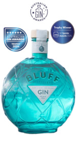 Wine and spirit merchandising: Bluff Distillery Dry Gin