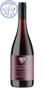 Wine and spirit merchandising: Columbia Crest Grand Estates Syrah 2020