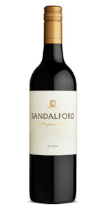 Wine and spirit merchandising: Sandalford Margaret River Shiraz 2021