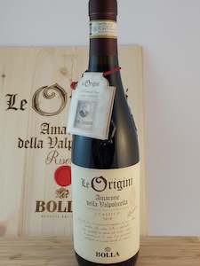 Wine and spirit merchandising: Bolla 'Le Origini' Amarone della Valpolicella Riserva DOCG