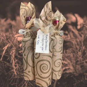 Wine and spirit merchandising: Free bottle gift wrap