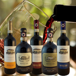 Wine and spirit merchandising: Chianti Collection - 6 bottle box from Fattorio Montecchio